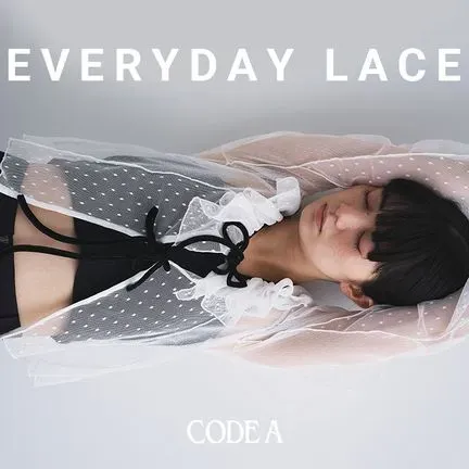 Re】sensual lace sheer top（カットソー） | CODE A（コードエー